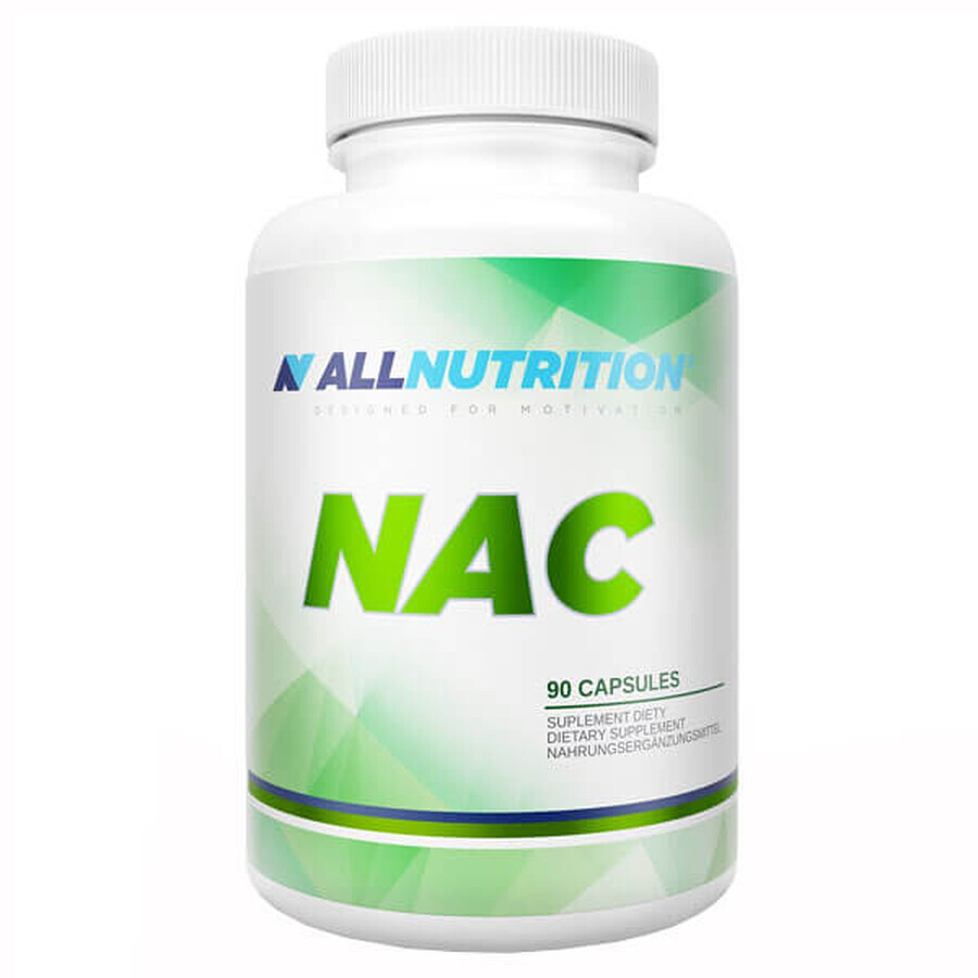 Allnutrition NAC, N-acetil-L-cisteină, 90 capsule
