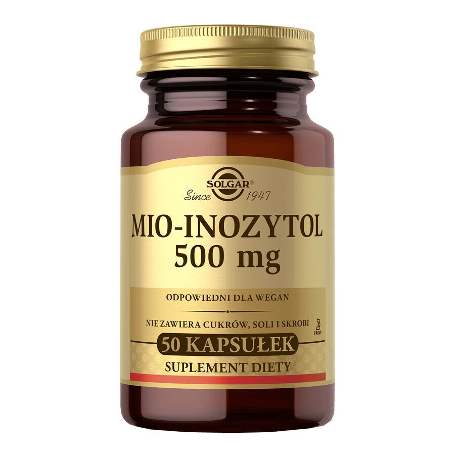 Solgar, Myo-Inositol, 50 Kapseln - Langfristig!