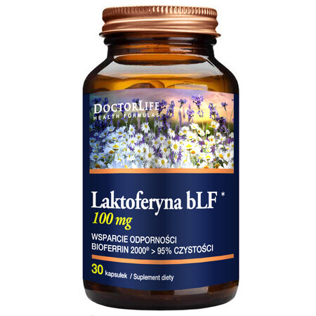 Doctor Life, Lactoferrin bLF, 100 mg, 30 capsule
