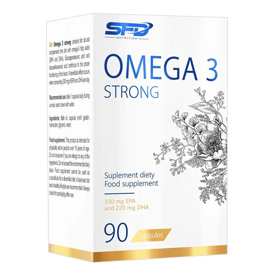 SFD Omega 3 Strong, 90 Kapseln