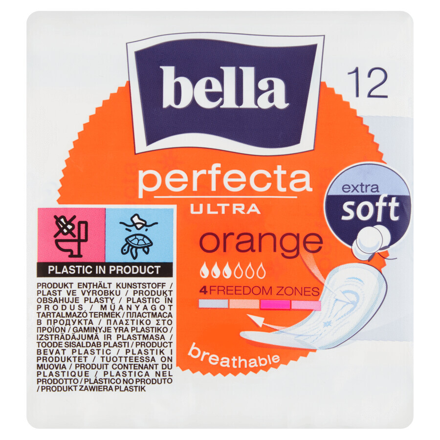 Bella Perfecta Ultra Orangenbinden, 12 Stück