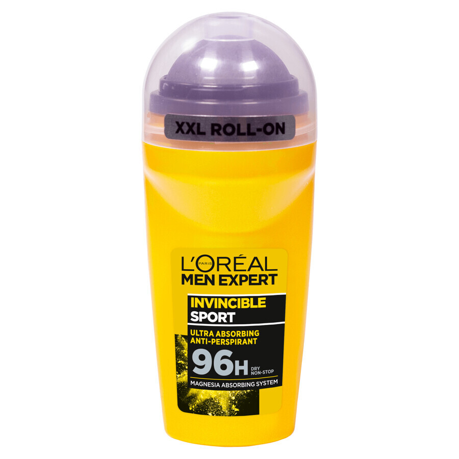 L Oreal Paris Herren Sport Deo Kugel, 50ml - Effektiver Deodorant für die Haarpflege mit langanhaltendem Schutz