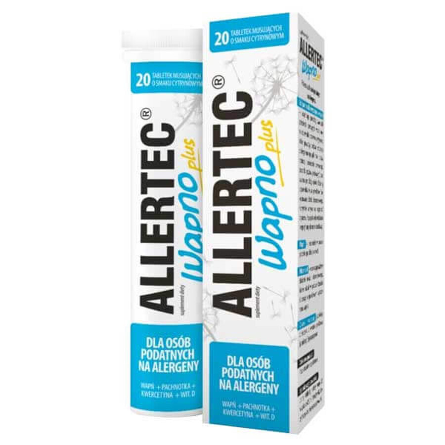 Allertec Calcium Plus, 20 Brausetabletten