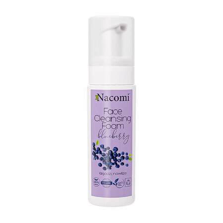 Nacomi Reinigungsschaum mit Heidelbeere für das Gesicht, 150 ml.