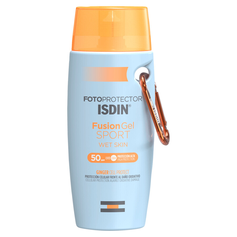 Isdin Fotoprotector FusionGel Sport, gel de protecție solară, pentru piele umedă, SPF 50+, 100 ml