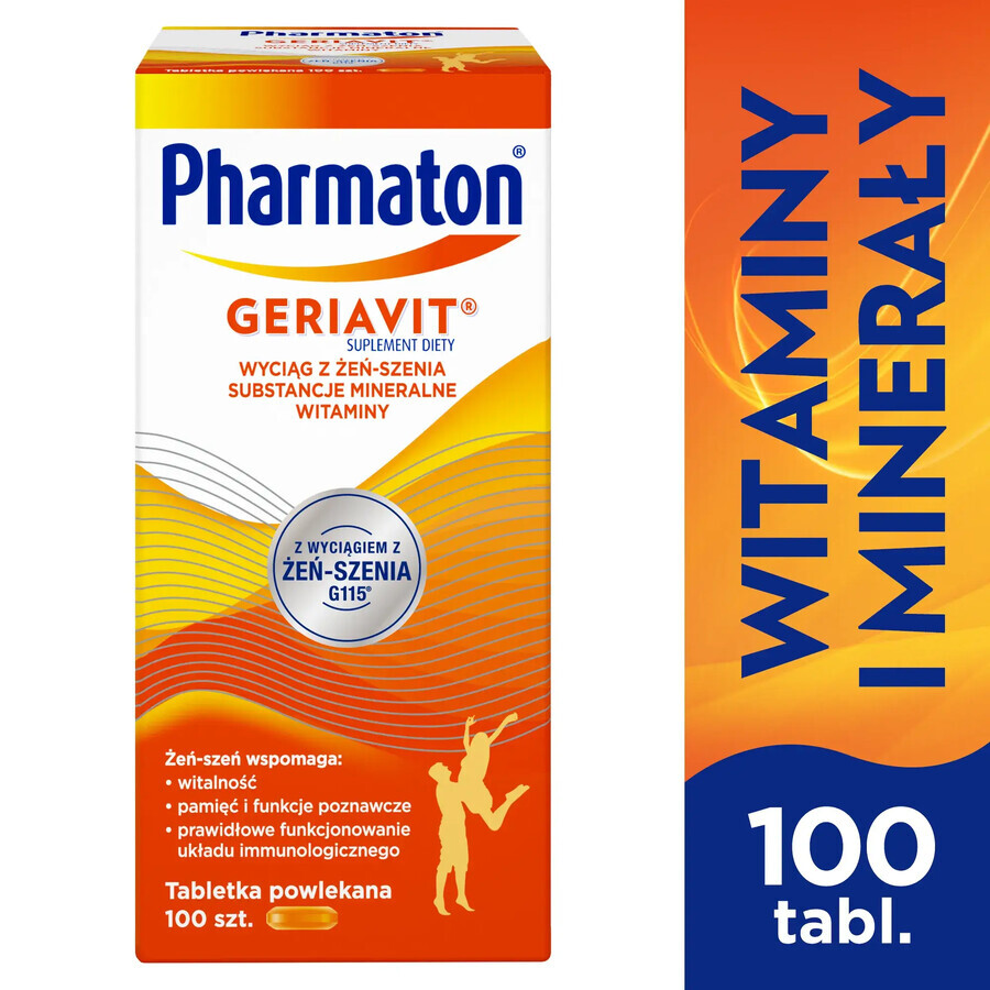 Pharmaton Geriavit, 100 Tabletten