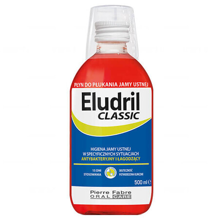 Eludril Classic, apă de gură, 500 ml
