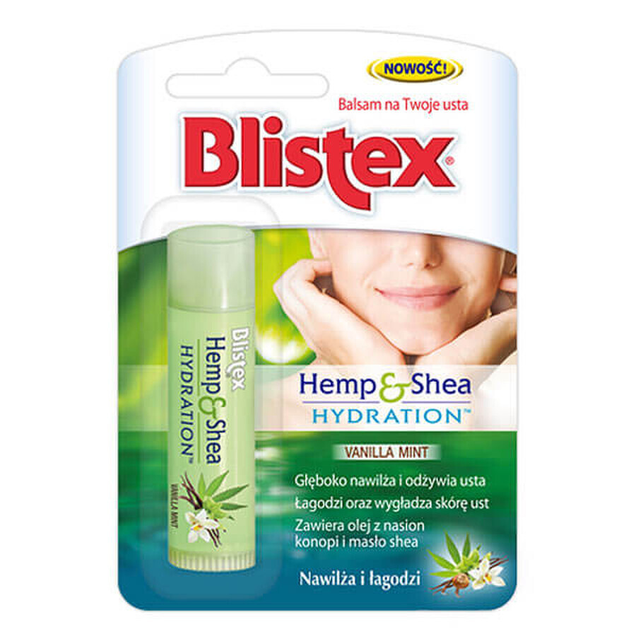 Blistex Hidratación Cáñamo y Karité, bálsamo labial, 4,25 g