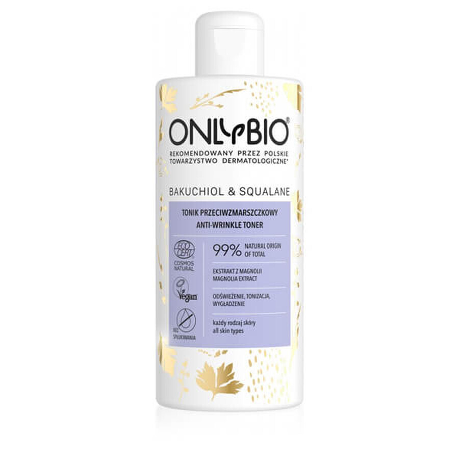 OnlyBio Bacuchiol & Squalane, tonic antirid, 300 ml
