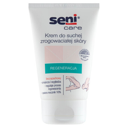 Seni Care, Feuchtigkeitscreme für trockene, verhornte Haut, 10% Urea, 100 ml