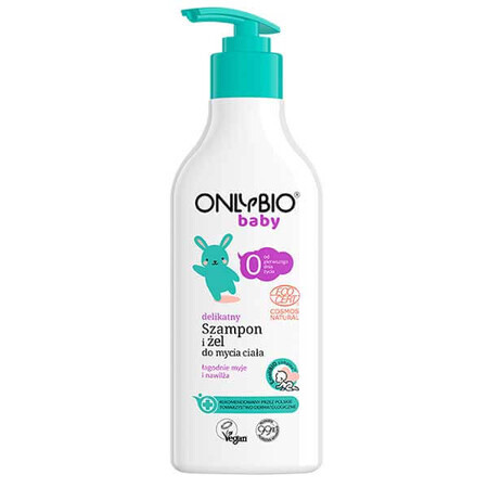 BioBaby, Mildes Shampoo und Duschgel für die tägliche Reinigung ab dem ersten Lebenstag, 300 ml