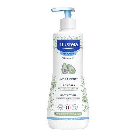 Mustela Bebe Enfant Hydra Bebe, lapte de corp, de la naștere, 300 ml