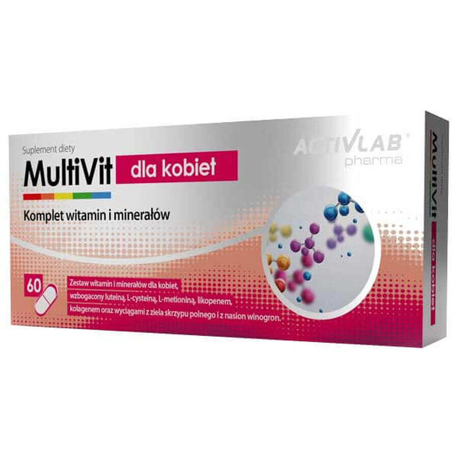 ActivLab Pharma MultiVit pentru femei, 60 capsule