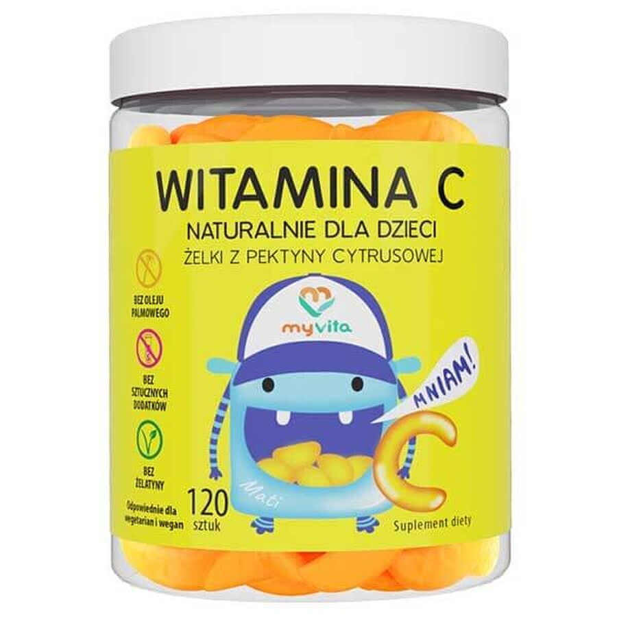 Vitamin C Gummibärchen, 120 Stück - Premium Qualität