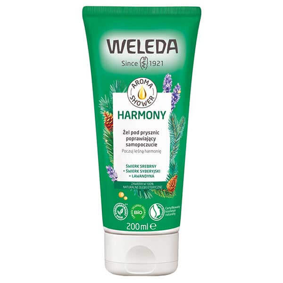 Weleda Aroma Shower Harmony, gel de duș pentru bunăstare, 200 ml