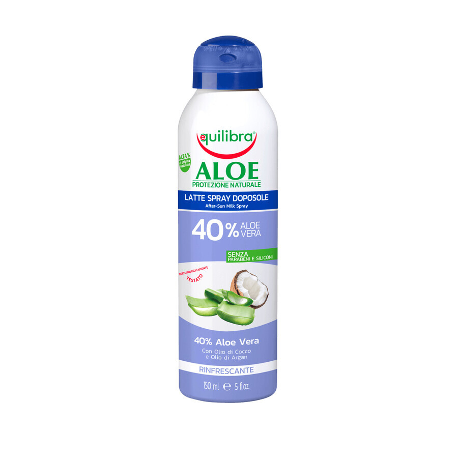 Equilibra, Aloe Vera After-Sun-Milch Spray, 150 ml