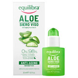 Equilibra, Anti-Aging Aloe Face Serum mit Hyaluronsäure, 30 ml. Schützt vor Zeichen der Hautalterung und spendet Feuchtigkeit. Entdecken Sie strahlende, jugendliche Haut!