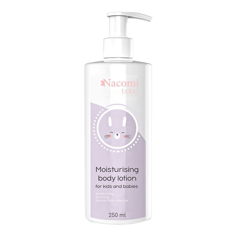 Nacomi Sanfte Feuchtigkeitslotion für Kleinkinder und Babys, 250ml
