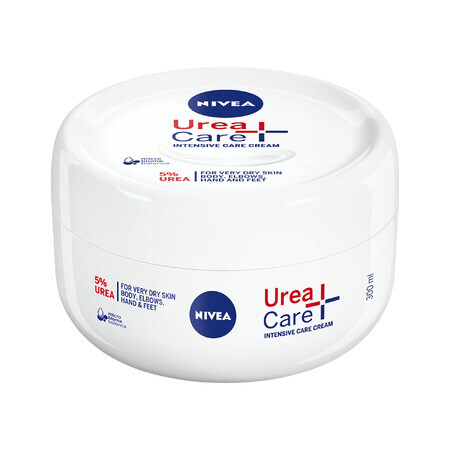 Nivea Urea+Care, Universalcreme für Körper, Hände und Füße, 300 ml