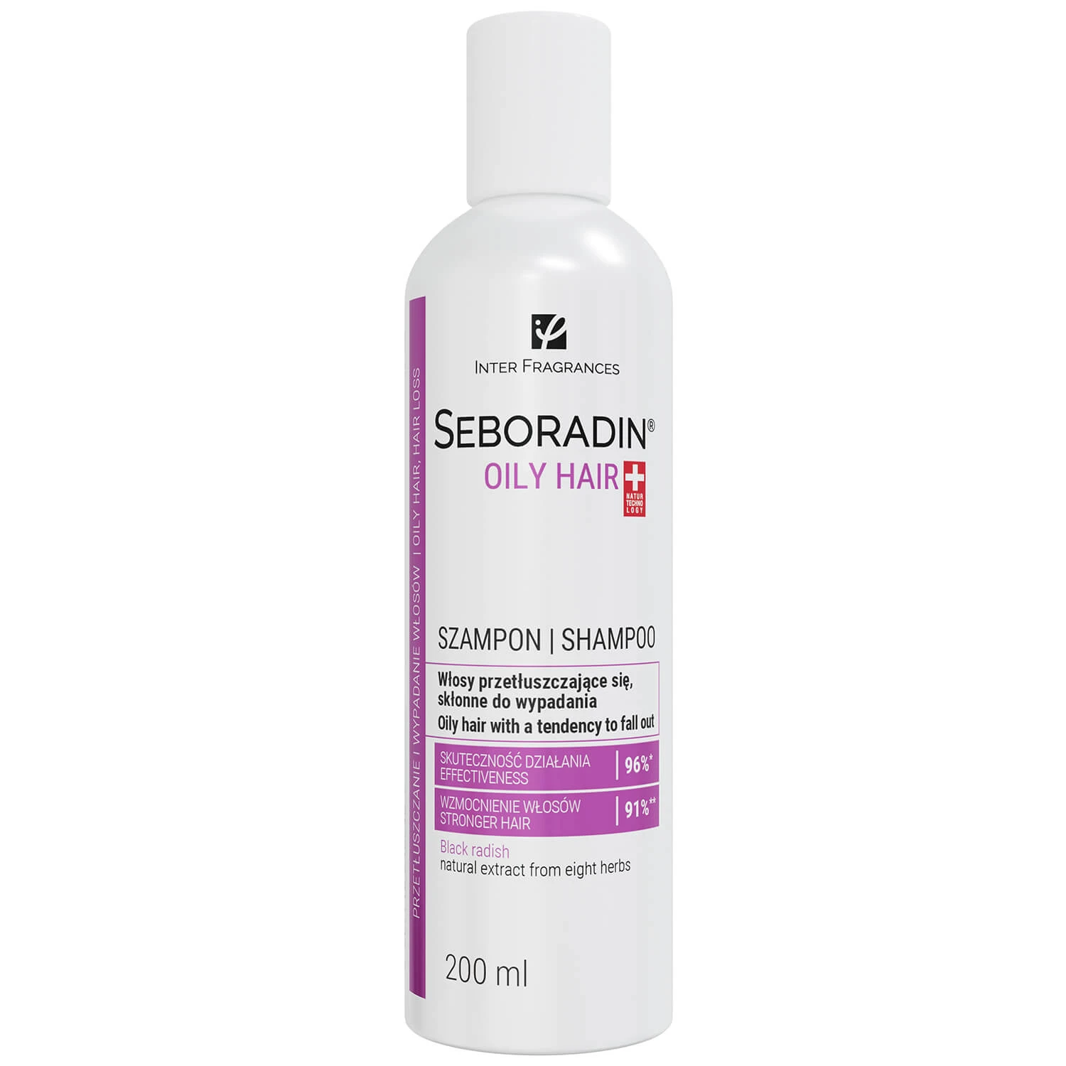 Seboradin Oily Hair, Shampoo für fettiges, zu Haarausfall neigendes Haar, 200 ml