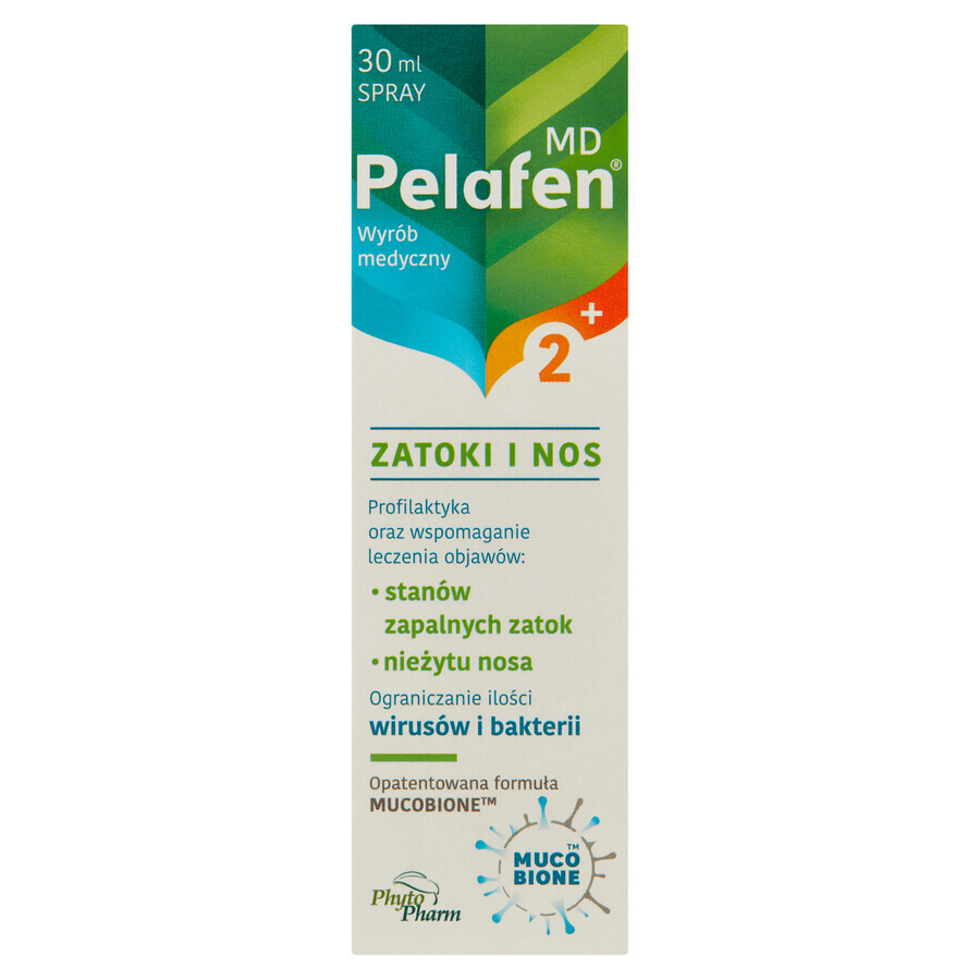 Pelafen MD Sinusuri și nas, spray pentru copii cu vârsta peste 2 ani, 30 ml