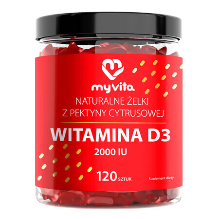 Vitamin D3 Kapseln - Hochwertiges Nahrungsergänzungsmittel für Knochen und Immunsystem, 120 Stück, für vitalen Vitamin D3-Spiegel.