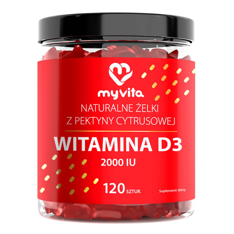 Vitamin D3 Kapseln - Hochwertiges Nahrungsergänzungsmittel für Knochen und Immunsystem, 120 Stück, für vitalen Vitamin D3-Spiegel.