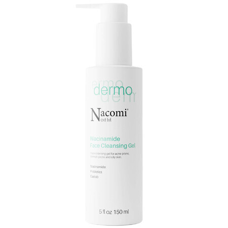 Nacomi Next Level Dermo, gel de curățare pentru curățarea feței, 150 ml