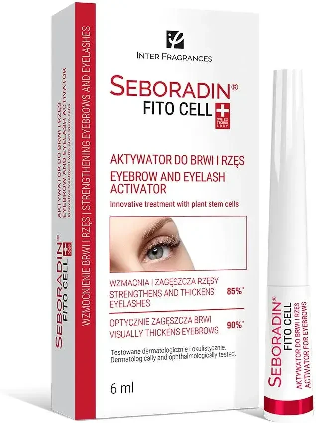 Seboradin FitoCell, Aktywator do brwi i rzs, 6 ml - Dugi termin wanoci!