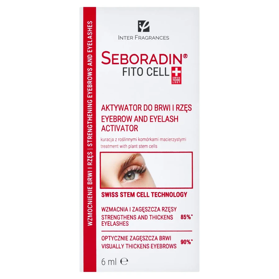 Seboradin Fito Cell, activador de cejas y pestañas, fortalecedor, 6 ml