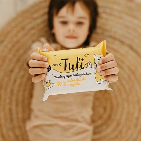 Luba Tuli Mango Feuchttücher für Kinder, 50 Stück