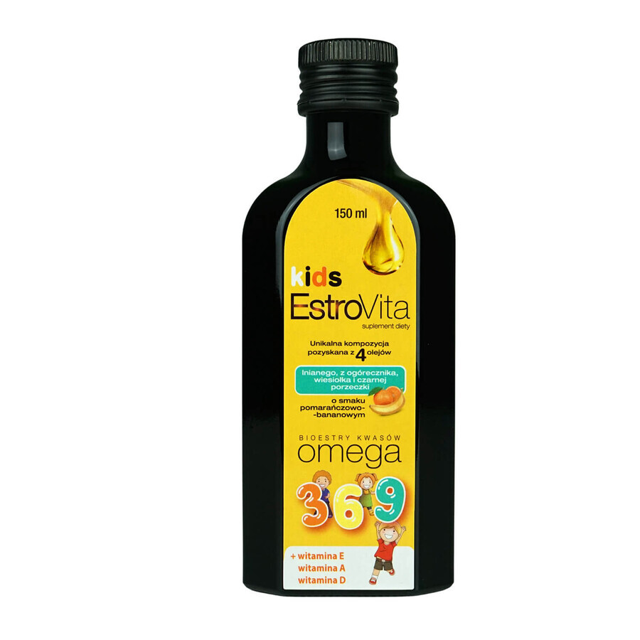 EstroVita Fruchtiger Bio-Saft für Kinder, Orange-Banane, 150 ml