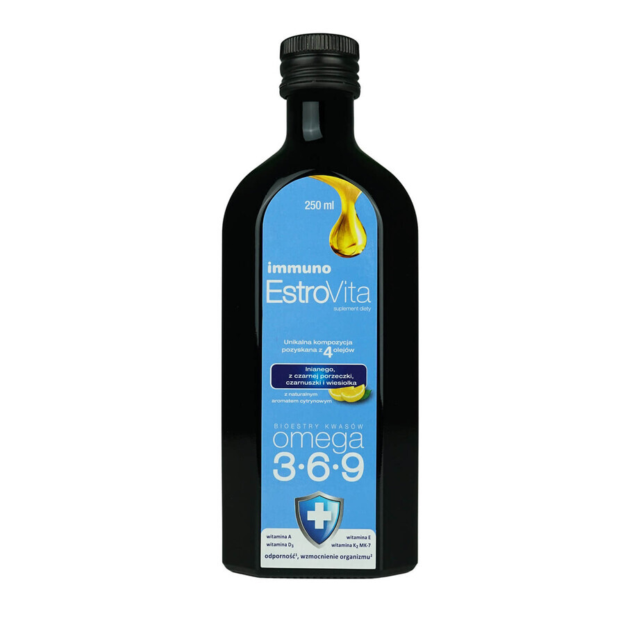 EstroVita Immuno, Omega 3-6-9 zuuresters, 250 ml