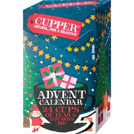 Calendar advent Ceai Eco Cupper, 24 plicuri, Allos Hof