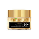 Bielenda Golden Ceramides 50+, crema antiarrugas lifting y regeneradora, 50 ml