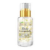 Bielenda Golden Ceramides, suero-ampolla antiarrugas profundamente revitalizante, pieles maduras y sensibles, 15 ml