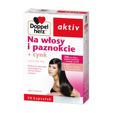 Doppelherz aktiv Na Włosy i Paznokcie, 30 capsules