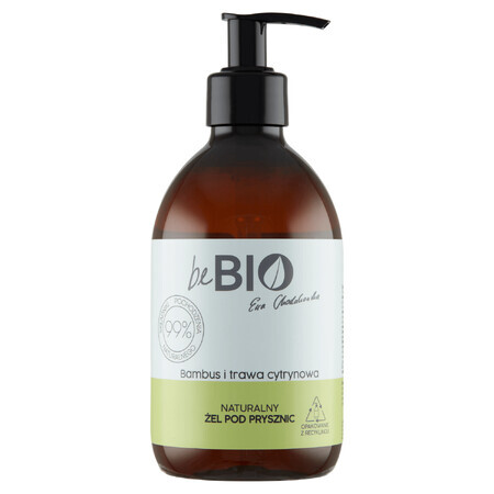 Natürliches Duschgel mit Bambus und Zitronengras von BeBio - 400ml