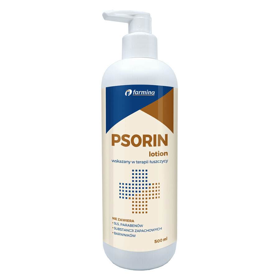 Psorin Feuchtigkeitsspendende Körperlotion mit 5% Urea und Dexpanthenol - 500 ml - Für Trockene  amp; Empfindliche Haut.