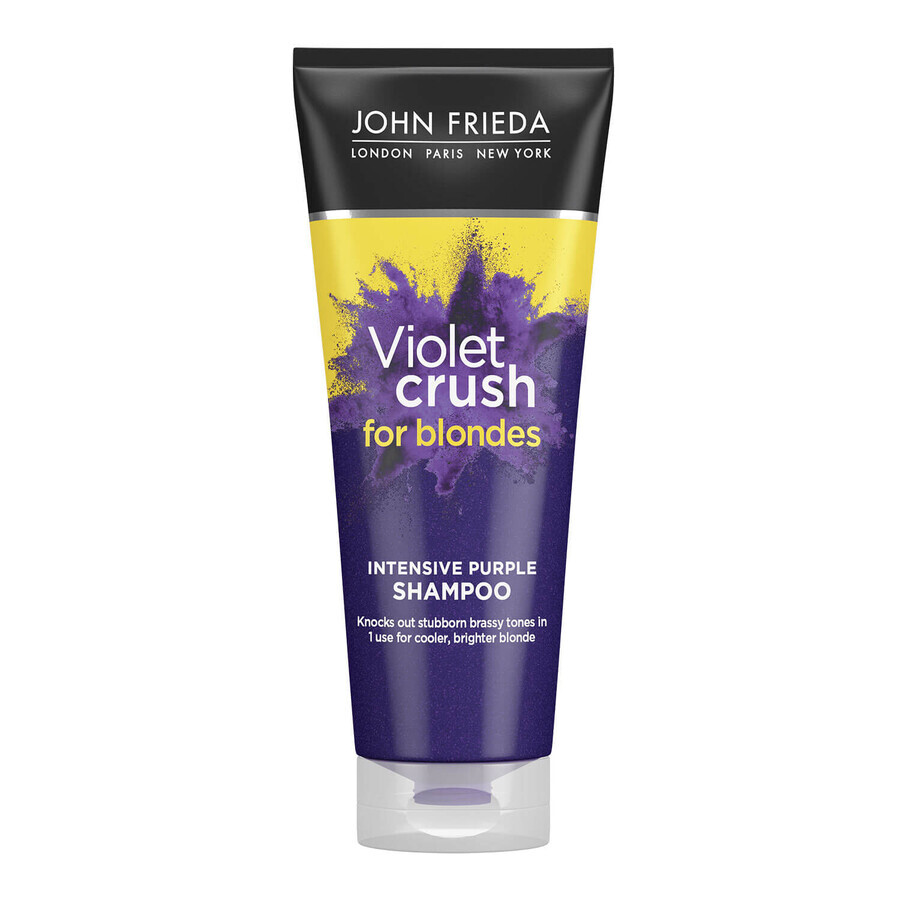 John Frieda Sheer Blonde Violet Crush 250ml - Haarschonendes Shampoo für kühle Nuancen