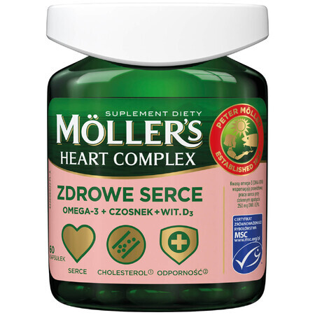 Moller's Heart Complex Corazón Sano, 60 cápsulas