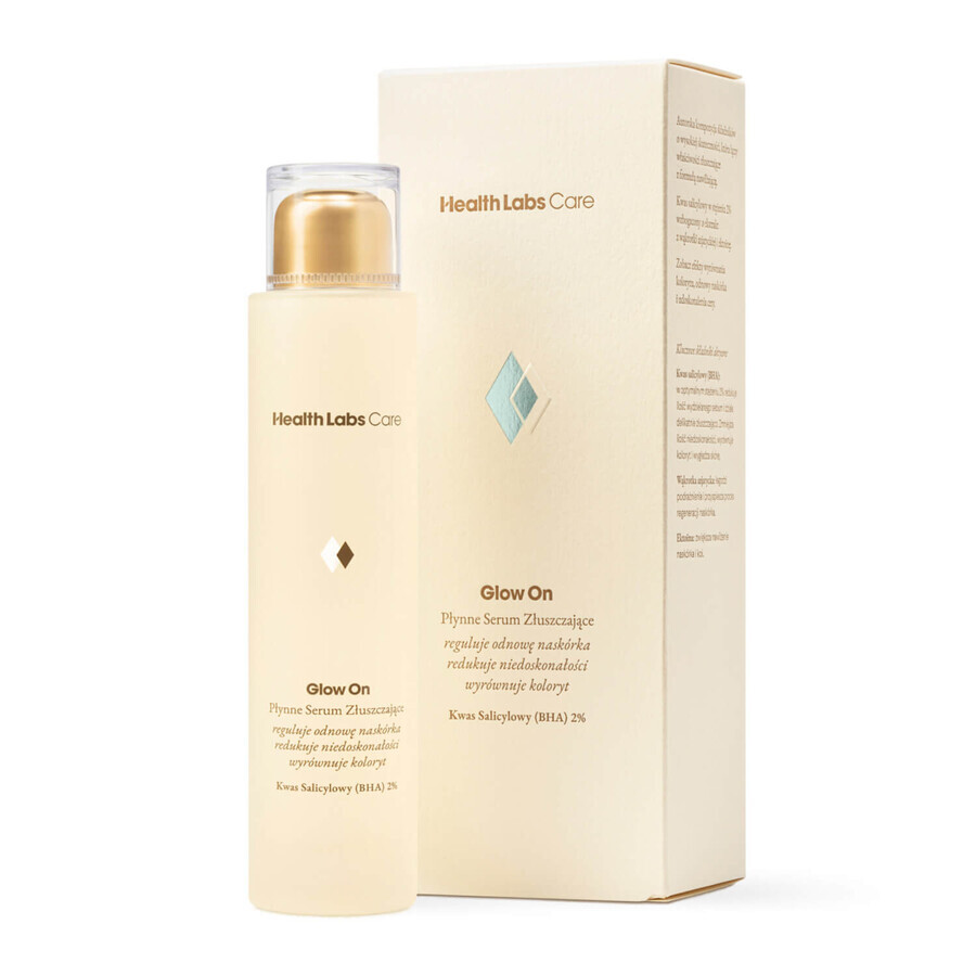 HautLabs Leuchten Auf Flüssiges Peeling-Serum, 100ml.