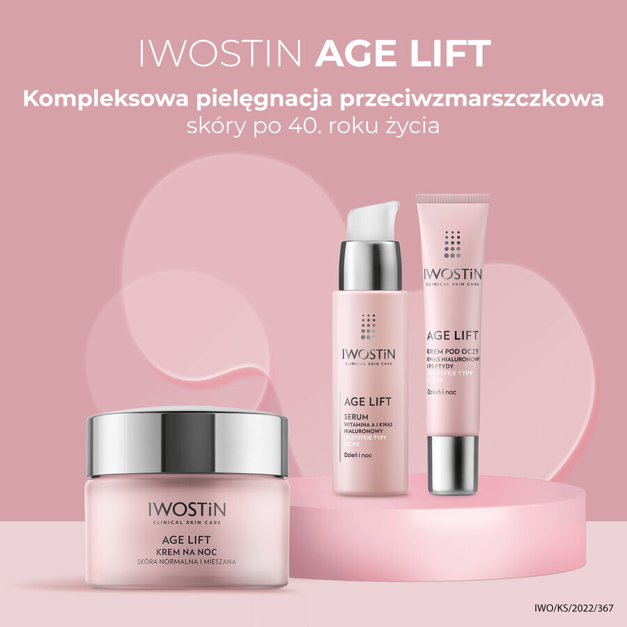 Iwostin Age Lift, Night cream, normal and combination skin, 50 ml