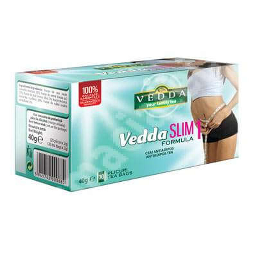 Ceai Slim Formula 1, 20 plicuri, Vedda