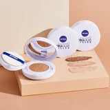 Nivea Cellular Expert Finish 3-in-1 Care Cushion, cremă antirid-primer într-o pernă, 02 natural, SPF 15, 15 g