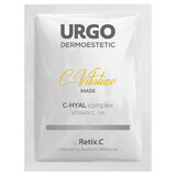 Urgo Dermoestetic C-Vitalize, revitalizing and brightening set, cordial peeling, 50 ml + vitamin C serum, 4 x 1 ml + face mask, 4 x 2.5 ml