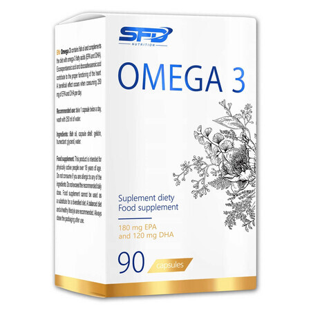 Nahrungsergänzungsmittel Omega-3 Softgels - 90 Stück - Hochwertiges Fischöl - Für Gesundheit und Wohlbefinden