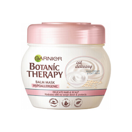Garnier Botanic Therapy Oat Delicacy, Mască hidratantă pentru păr, hipoalergenică, 300 ml