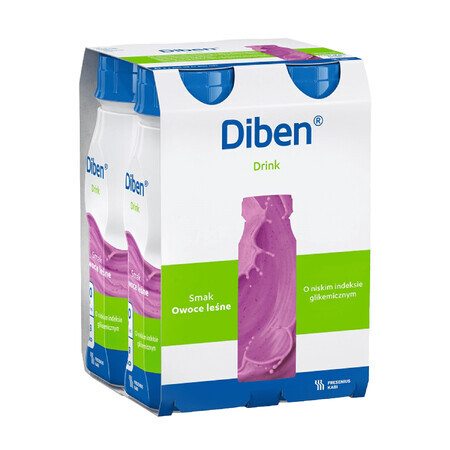 Diben Drink Owoce lene , 4 x 200ml - Dugi termin wanoci!