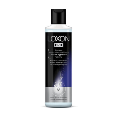 Loxon PRO Feuchtigkeitsspendendes Kräftigendes Shampoo gegen Haarausfall, 250 ml